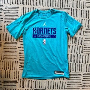 NBA Teal Hornets Basketball T-Shirt